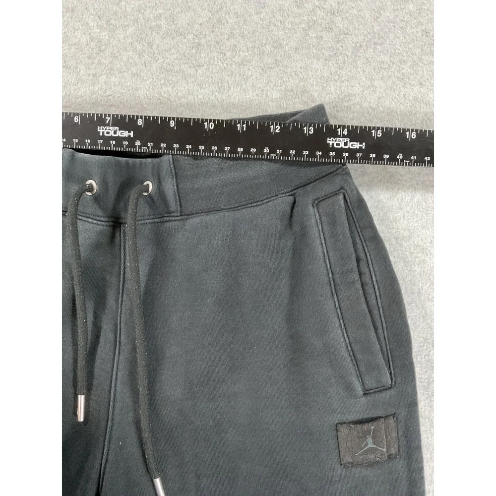 Jordan Mens Fleece Sweatpants Black Jumpman Logo Joggers Small 2683